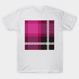 Magenta Plaid T-Shirt